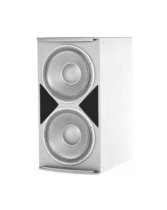 Dual 18″ Medium Power Subwoofer, White