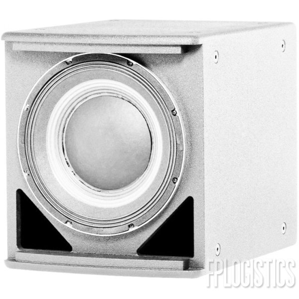 12" Compact High Power Front-Firing Subwoofer, White
