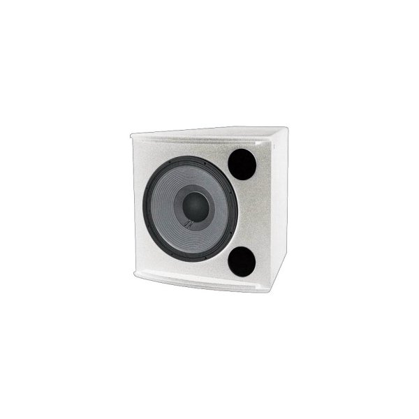 15" High Power Single Low Frequency Loudspeaker, White