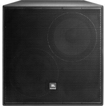 High-Output Dual 15″ Low-Frequency Subwoofer Loudspeaker, Black