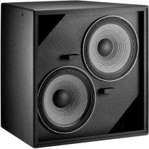 Extreme Weather Protection High-Output Dual 15" Low-Frequency Subwoofer Loudspeaker, Black