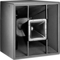 Extreme Weather Protection 15" Horn-Loaded Full-Range Loudspeaker System, Black
