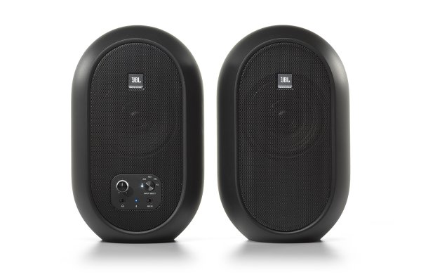 Compact Desktop Reference Monitors With Bluetooth, Black