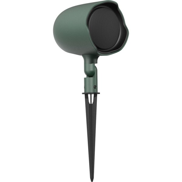 120W 3" Ground-Stake Landscape Loudspeaker, Hunter Green (Single)
