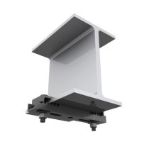 3 To 8 Inch Open Hang Point Beam Clamp, Black