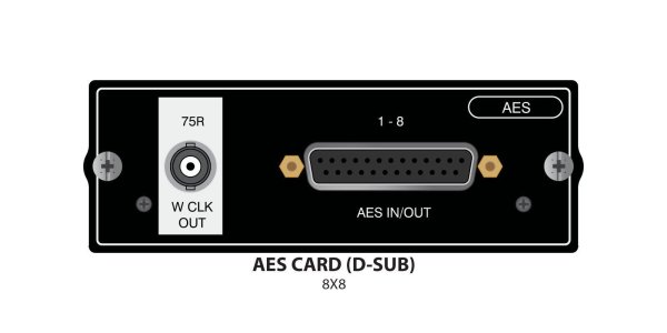Aes/Ebu 8-In/8-Out D-Sub Card