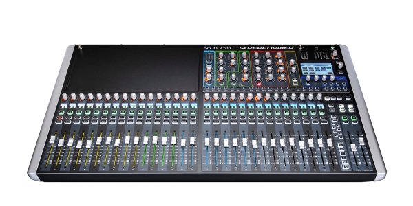 Digital 32-Channel Audio Mixer and Lighting Controller