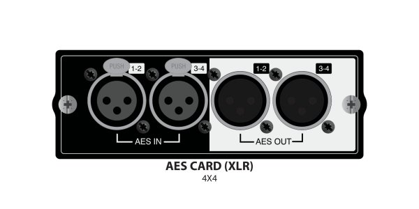 Si Series Option Card AES (XLR)