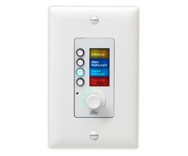 Ethernet Controller With 4 Buttons And Volume Control, White