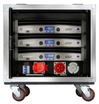12k VRack Amplification System Rack on Wheels (Without Amps)