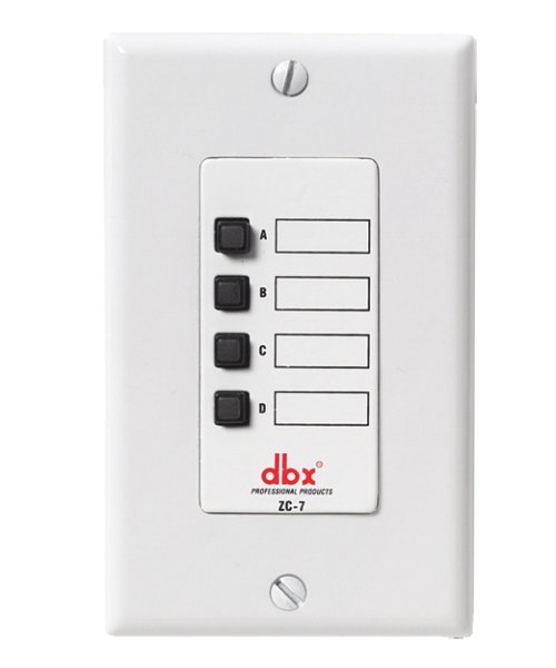 Wall-mounted Zone Controller - 4 Push-button Selector