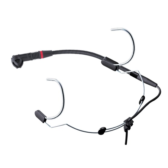 Head-Worn Condenser Cardioid Speech Microphone With Mini-Xlr Connection For Bodypack Transmi
