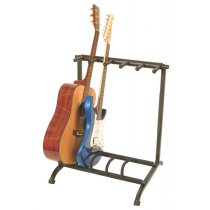 Five-Space Foldable Multi-Guitar Rack