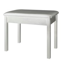 Keyboard / Piano Bench, White