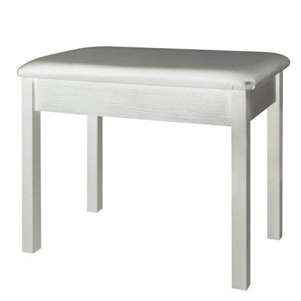 Keyboard / Piano Bench, White