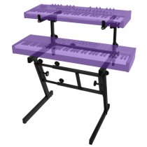 Folding-Z Keyboard Stand With Second Tier