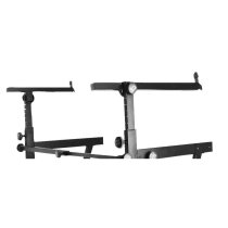 Folding-Z Keyboard Stand With Second Tier