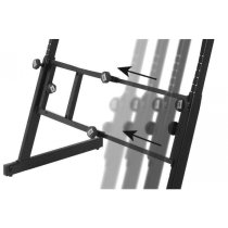 Folding-Z Keyboard Stand With Second Tier