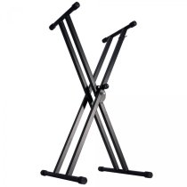 Double-X Keyboard Stand With Bolted Construction