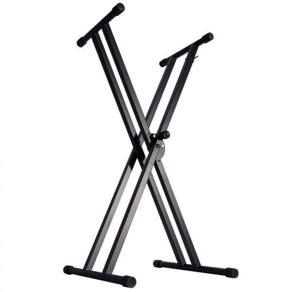 Double-X Keyboard Stand With Bolted Construction