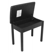 Flip-Top Keyboard / Piano Bench, Black