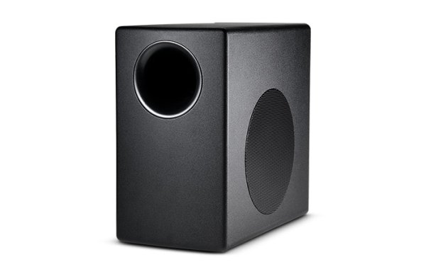 Surface-Mount Subwoofer For Subwoofer-Satellite Loudspeaker System, Black