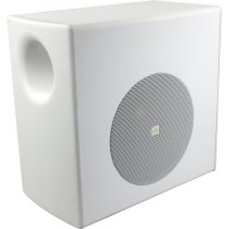 Surface-Mount Subwoofer For Subwoofer-Satellite Loudspeaker System, White