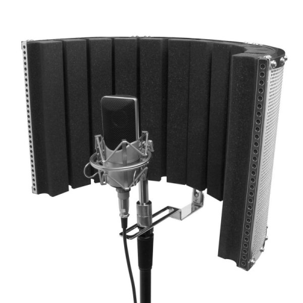 Isolation Shield and Stand-Mounted Acoustic Enclosure