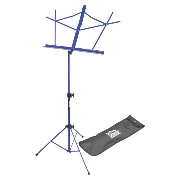 Compact Sheet Music Stand With Bag, Dark Blue