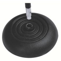 Quarter-Turn Round-Base Mic Stand