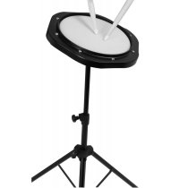 Drum Practice Pad with Stand and Bag