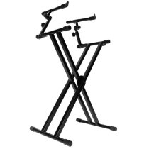 Double-X ERGO-LOK Keyboard Stand With Second Tier