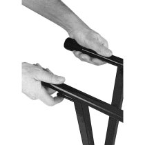 ERGO-LOK Single-X Keyboard Stand with Welded Construction