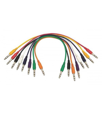 Straight Patch Cables (TRS-TRS, 8-pack)