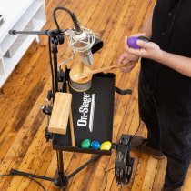 7" Percussion Wood Block with Eye-bolt Mount, High Pitch