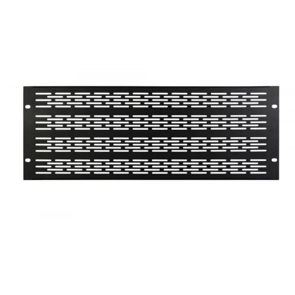 4U Vented Rack Panel, Black