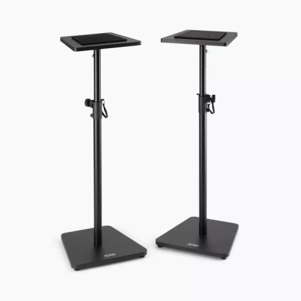 Wood Studio Monitor Stands, Black (Pair)