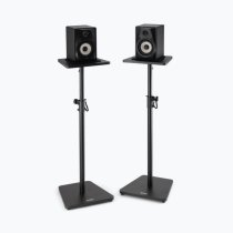 Wood Studio Monitor Stands, Black (Pair)