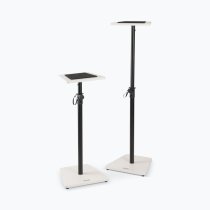 Wood Studio Monitor Stands, White (Pair)