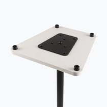 Wood Studio Monitor Stands, White (Pair)