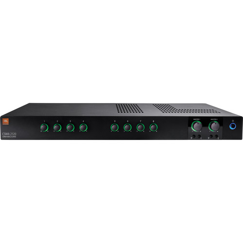 120 Watt 8 Channel Fanless Commercial Mixer Amplifier